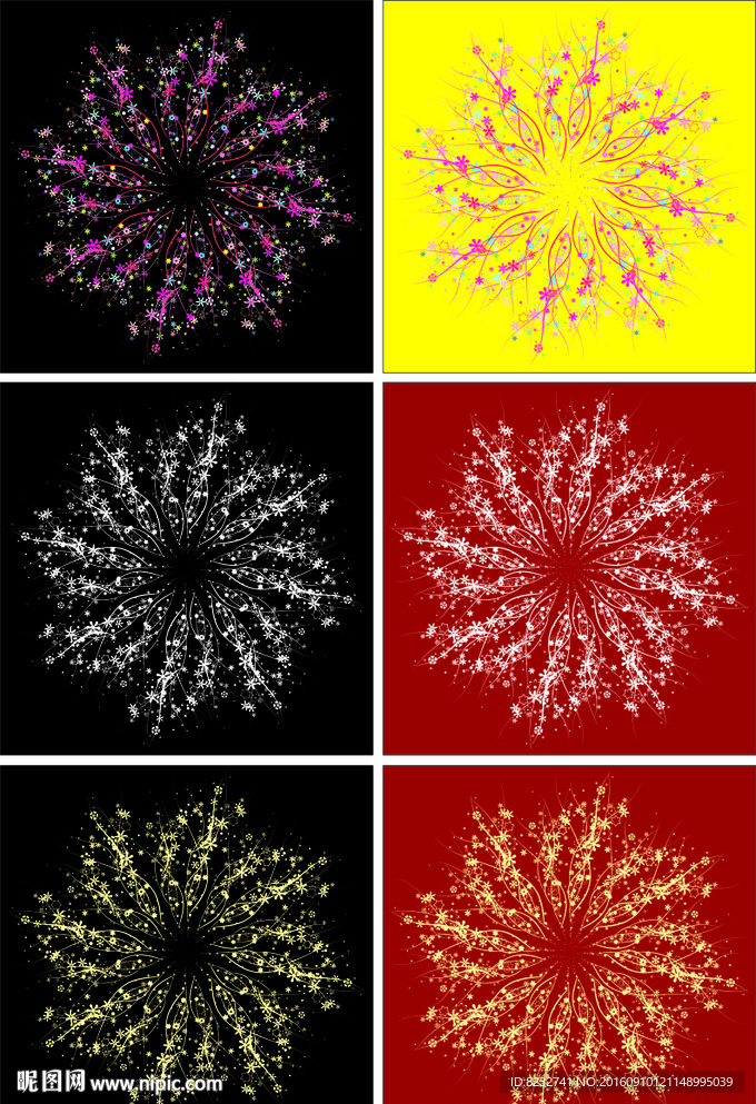 花纹 底纹 背景 拼花 手绘