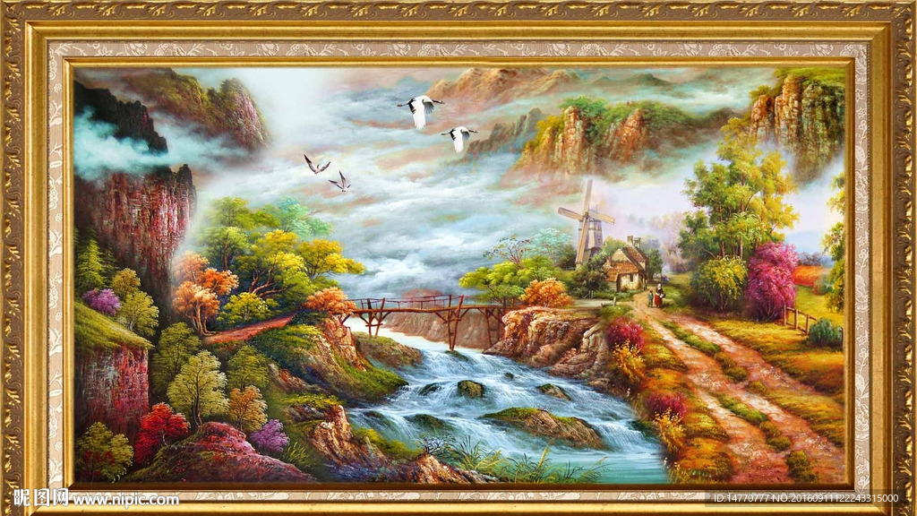 风景油画
