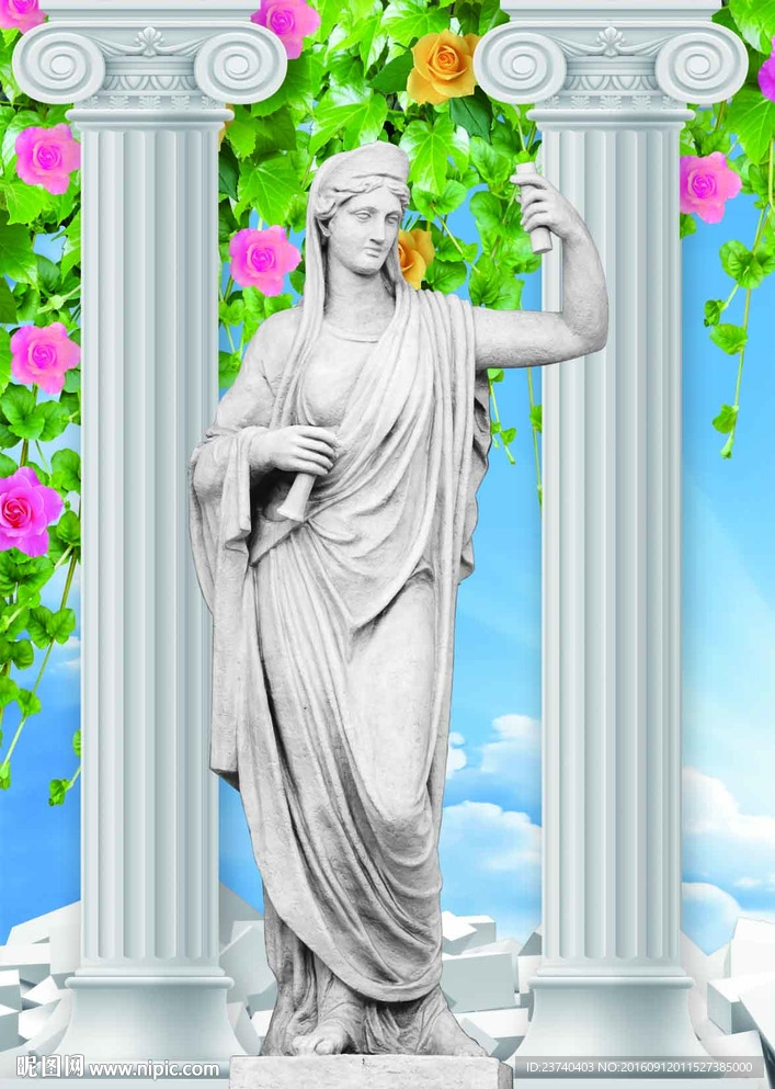 3d玄关背景墙