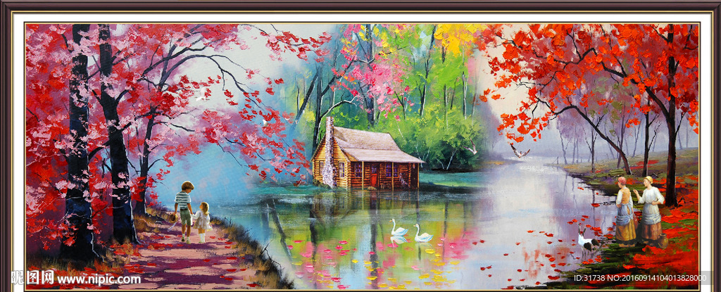 油画风景
