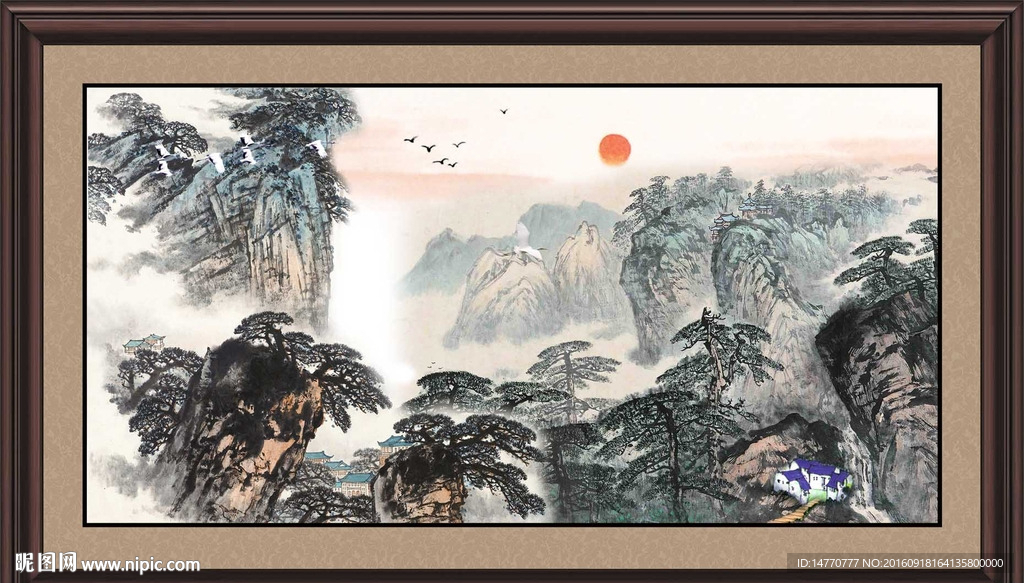 国画山水