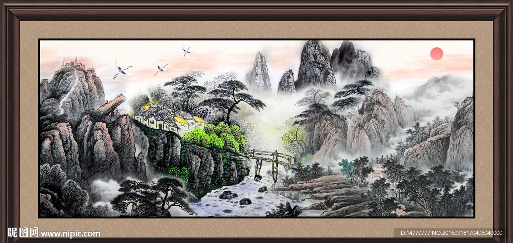 国画山水