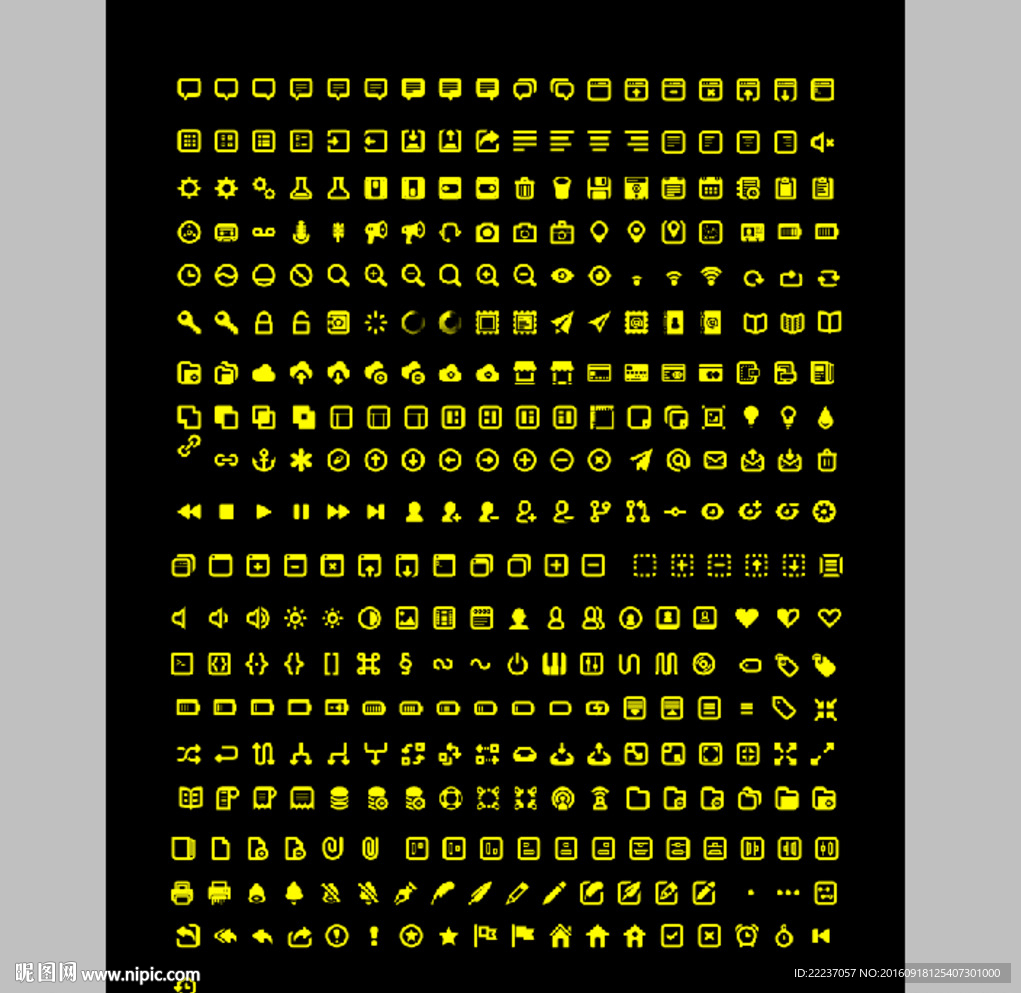 按钮标志标识图标