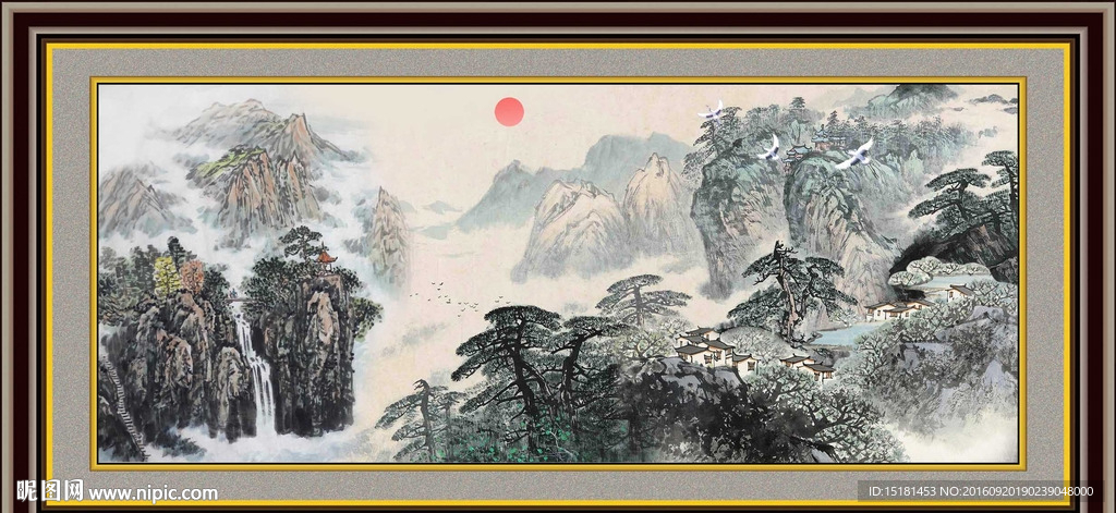 国画山水