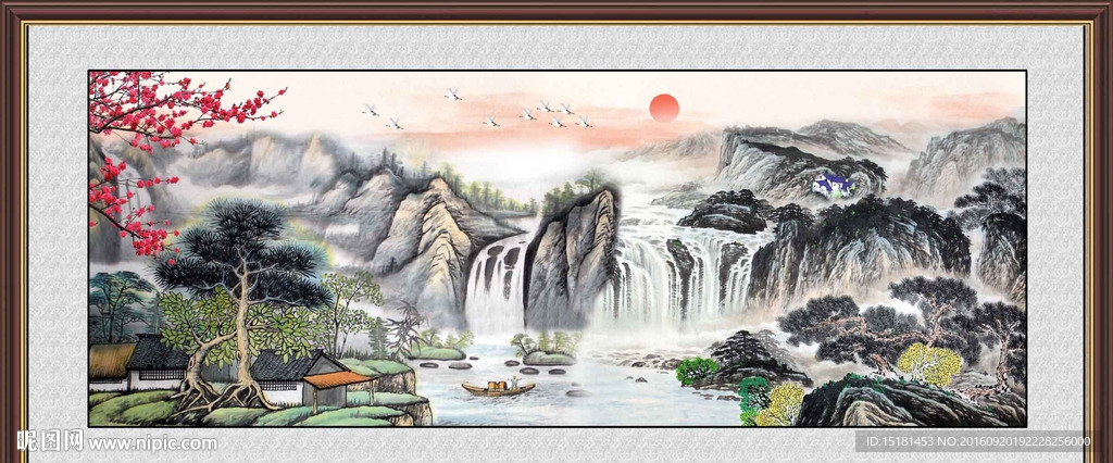 国画山水