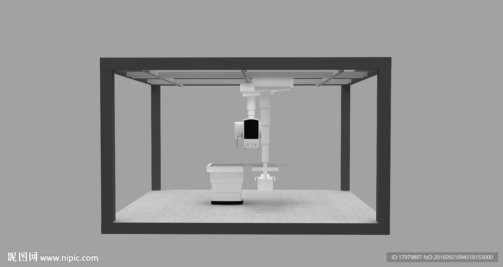 3D西门子医疗器械产品模型