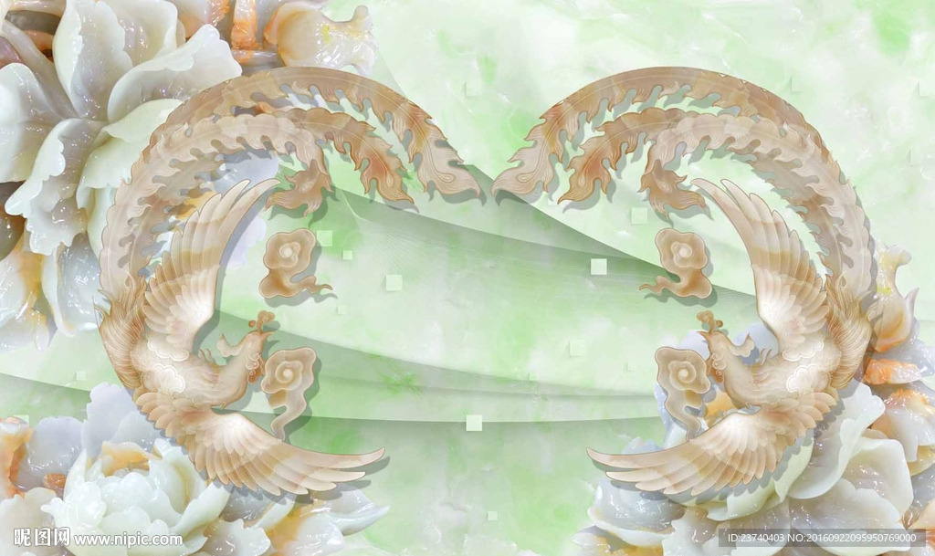 玉雕背景墙