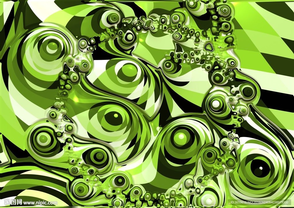 绿色抽象底纹