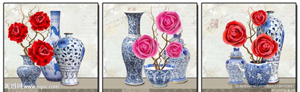 花卉 无框画