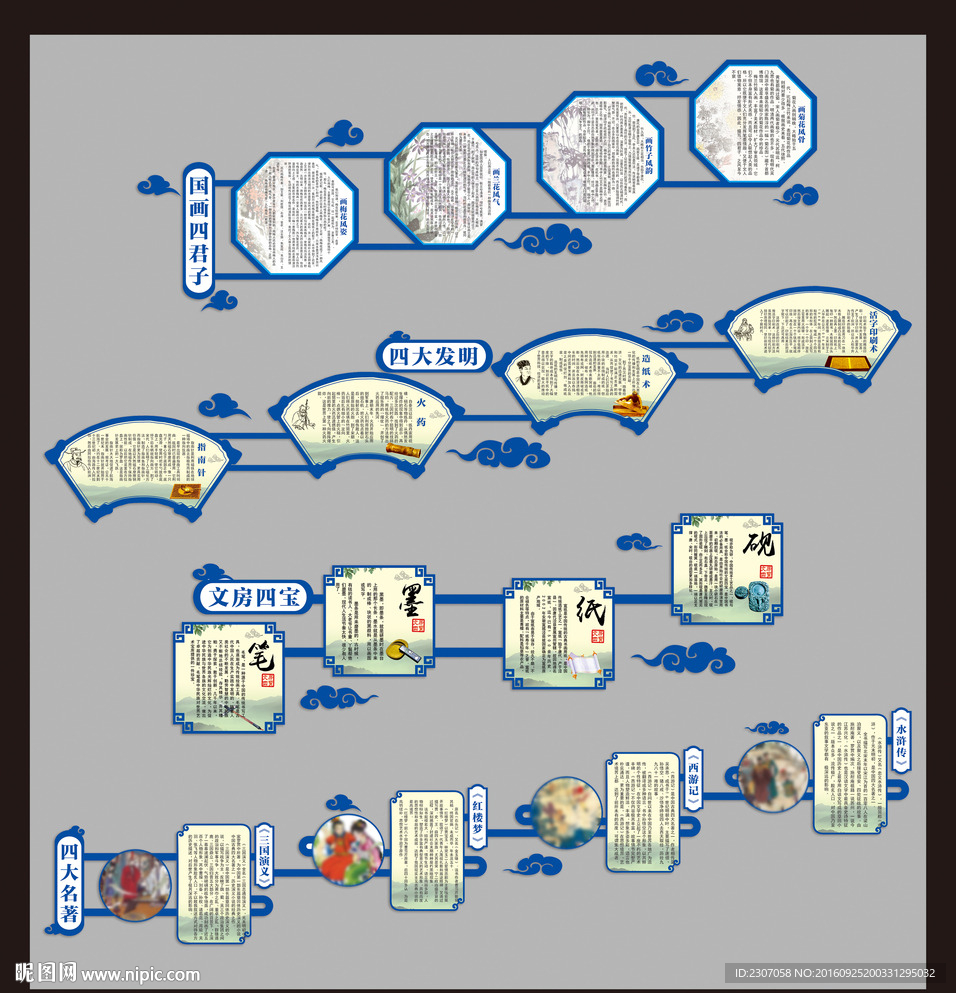 中国风楼梯间文化