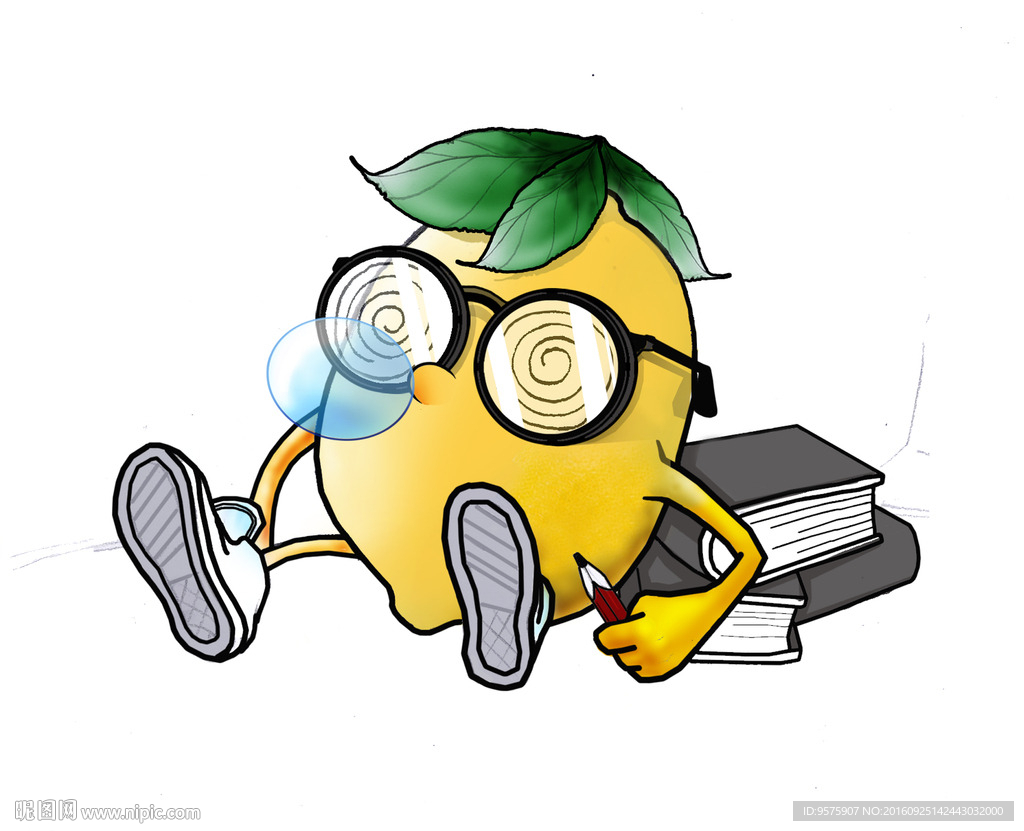 柠檬小子水果卡通形象