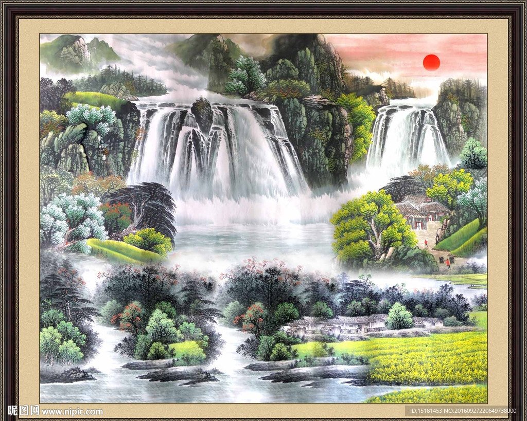 山水国画