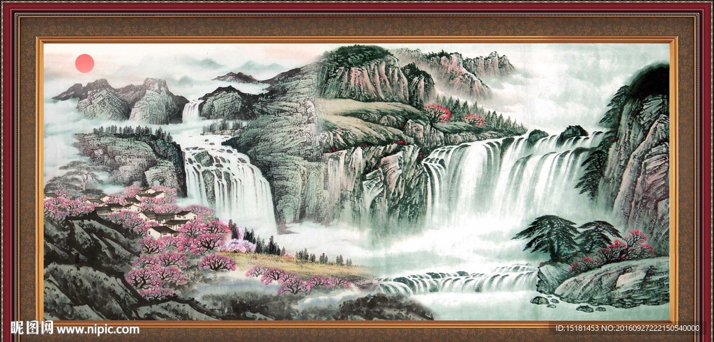 山水国画