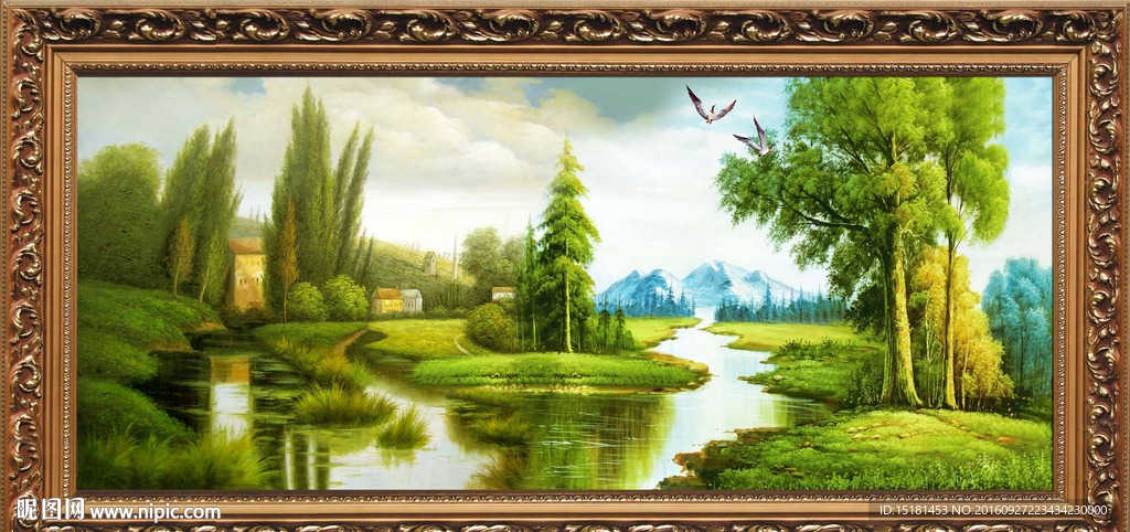 风景油画
