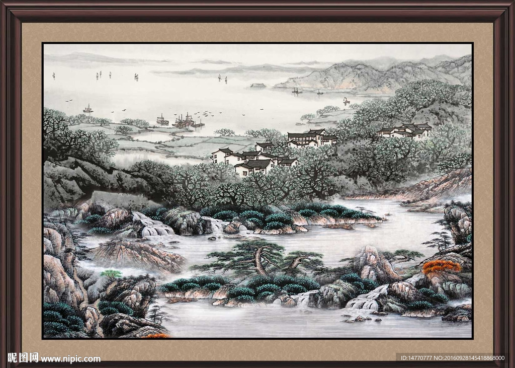 国画山水