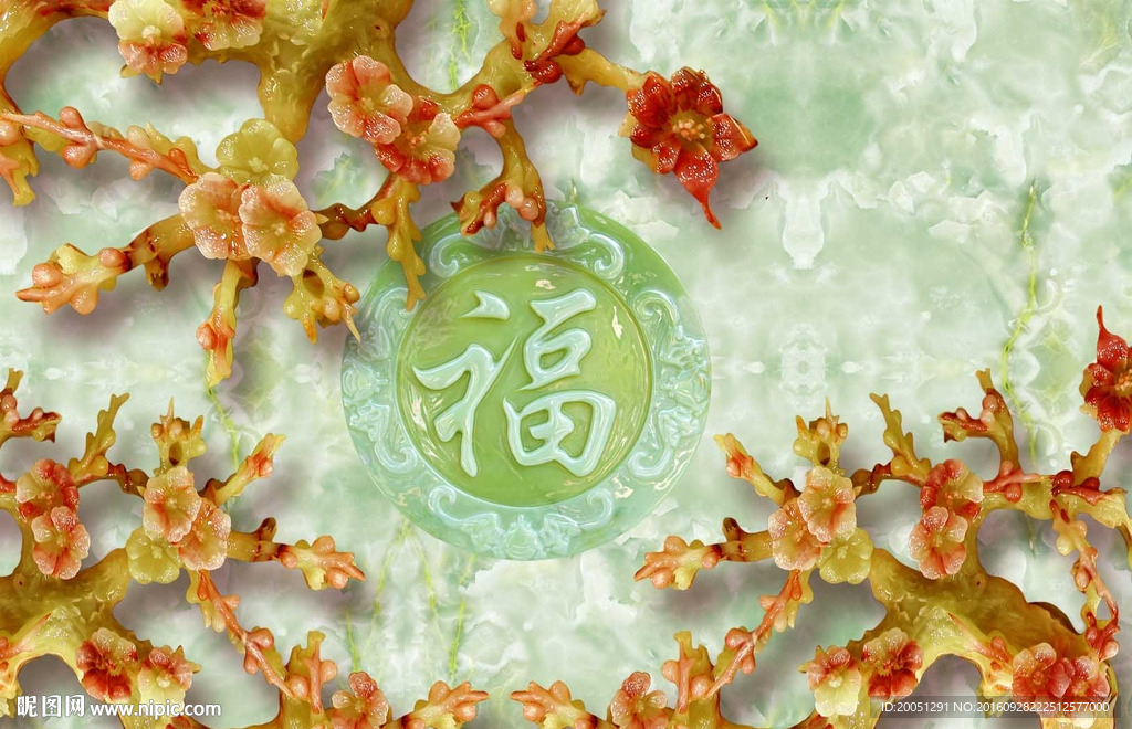 玉雕背景墙