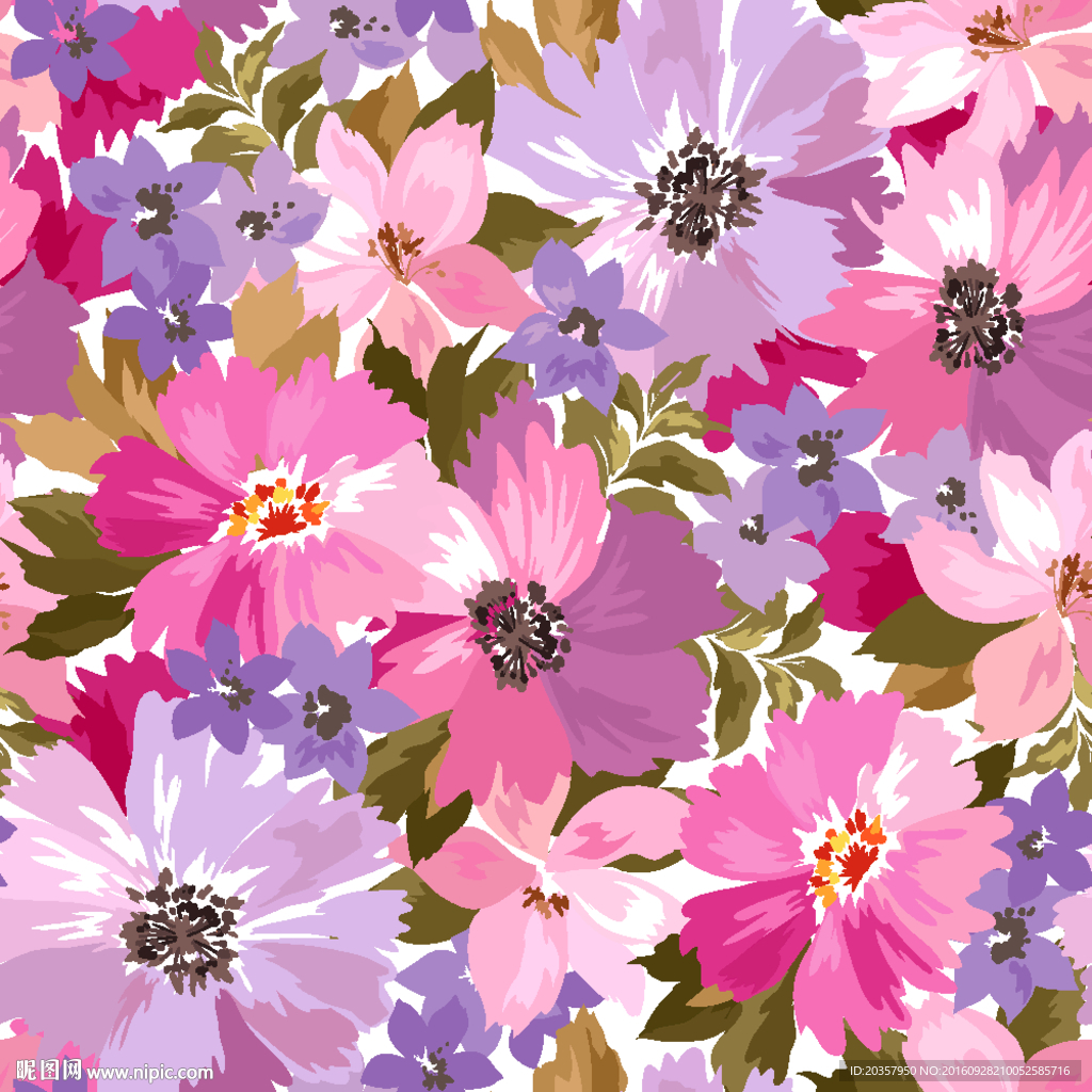 花瓣图案 水彩花卉图案 月季花