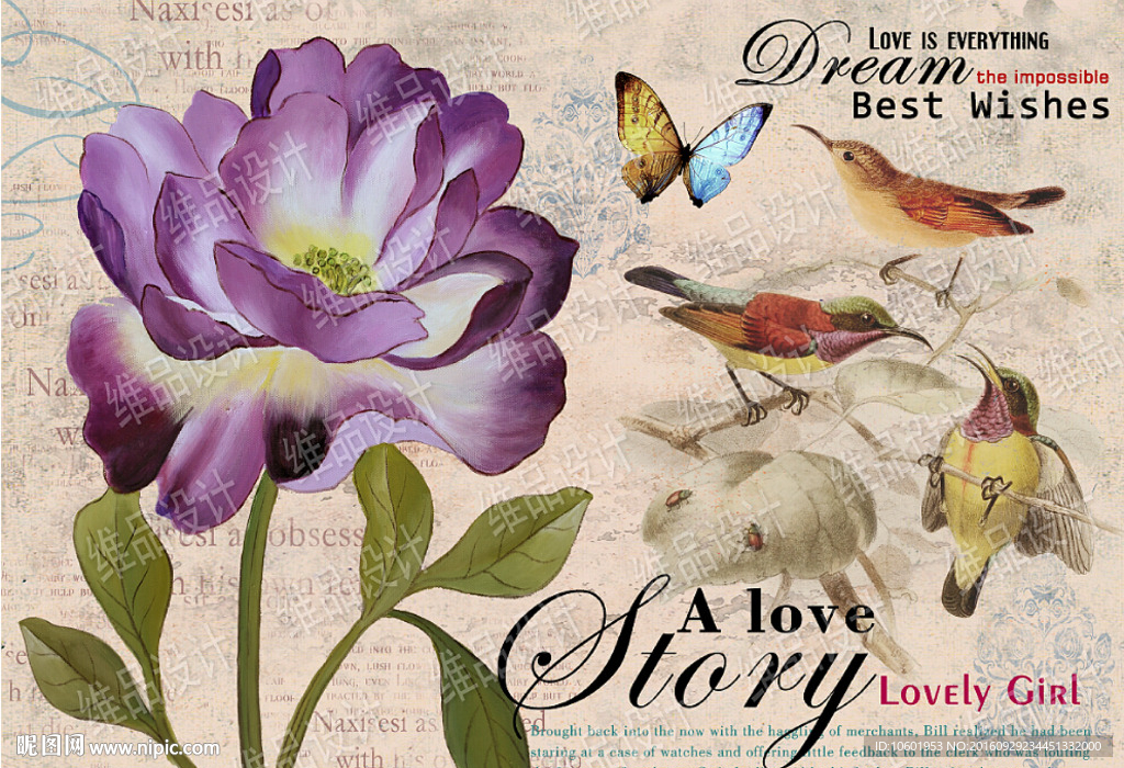 欧美风格装饰画