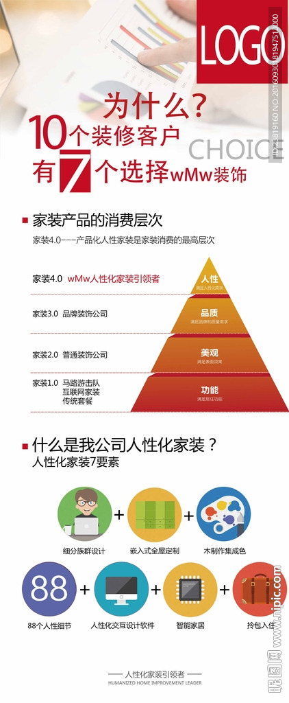 装修公司展示海报