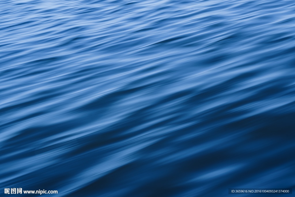蓝色波浪