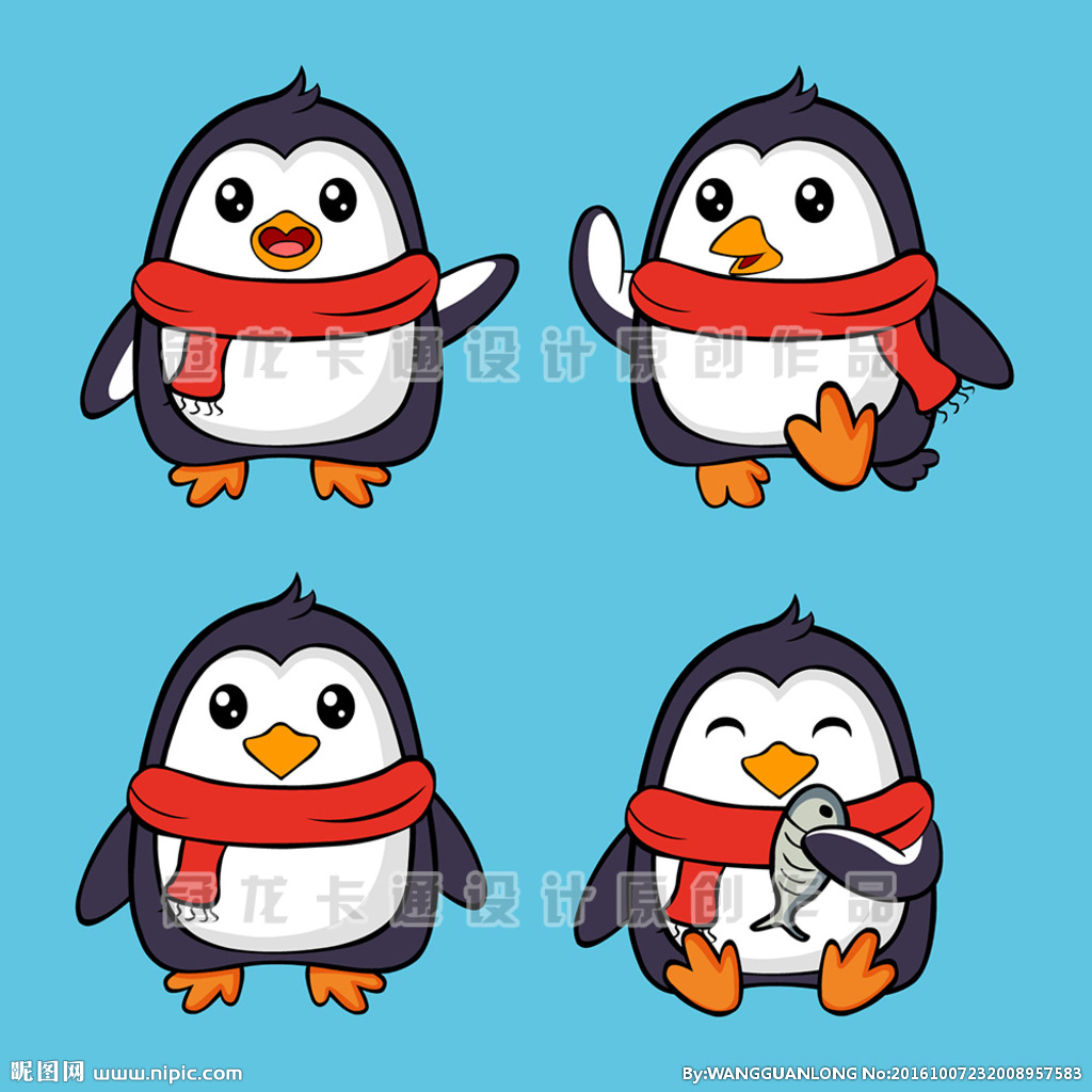 企鹅设计图__其他_动漫动画_设计图库_昵图网nipic.com