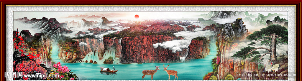 水墨山水画  写意国画