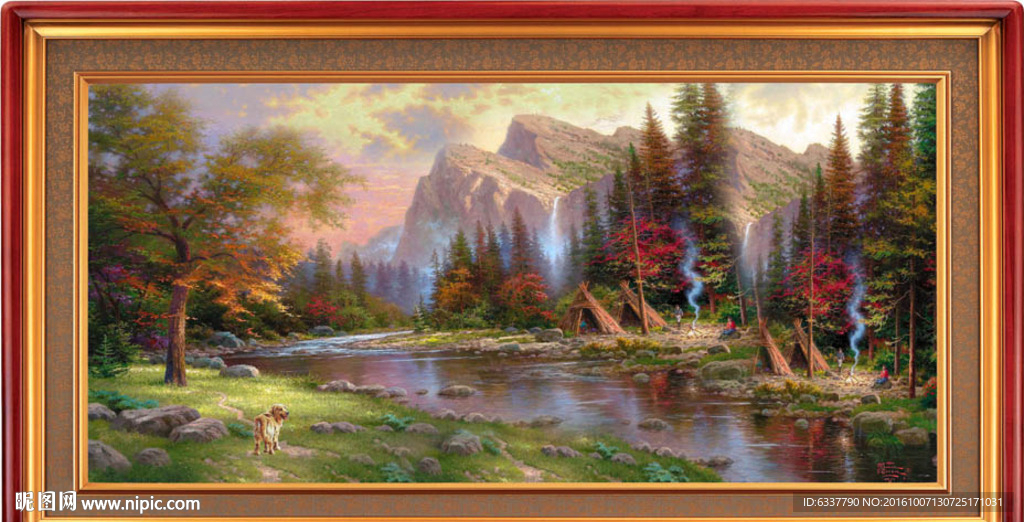 油画风景