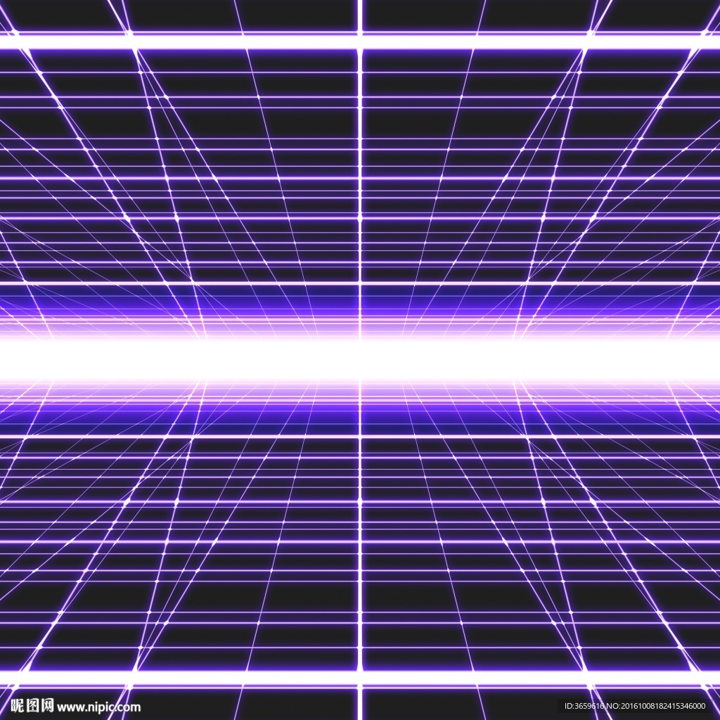 紫色科技线条