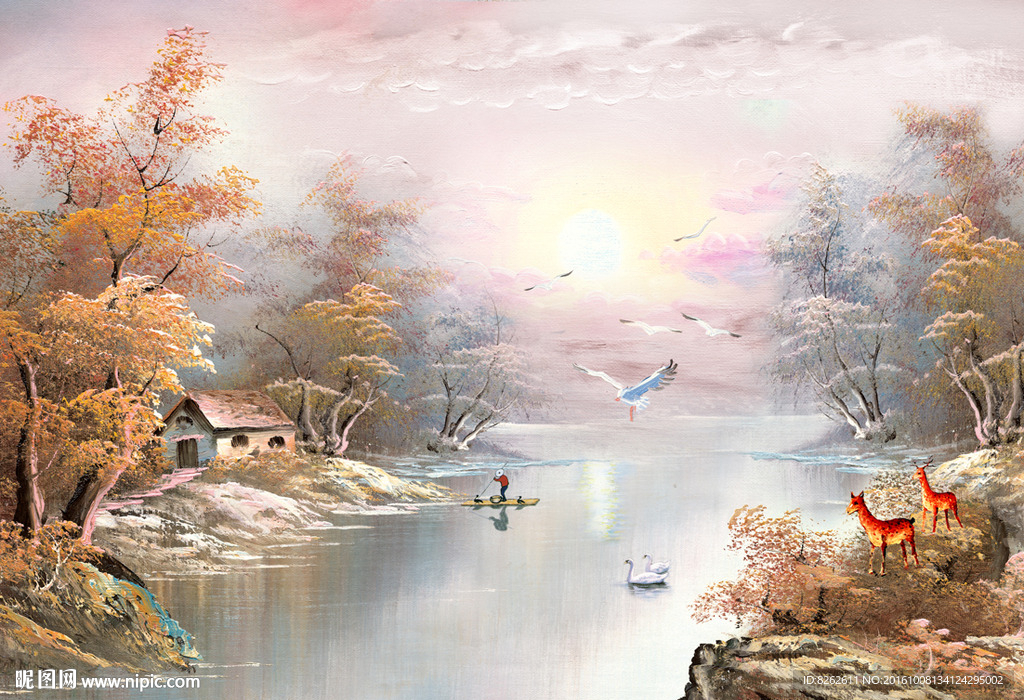 油画风景