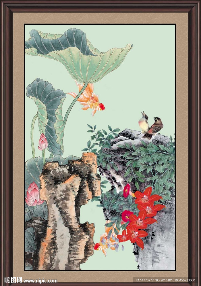 荷花图