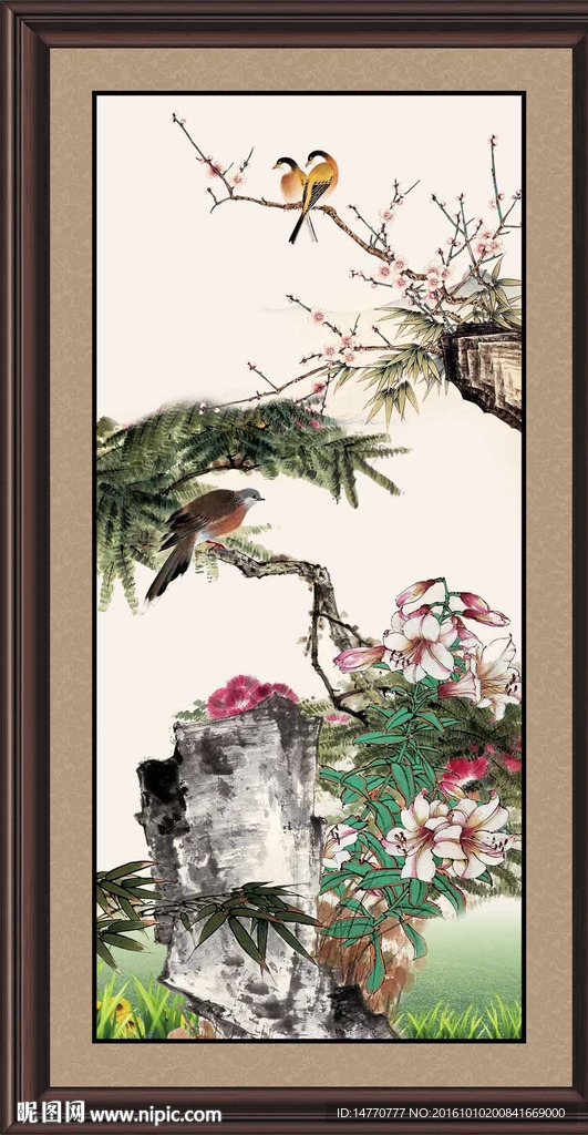 工笔画 花鸟