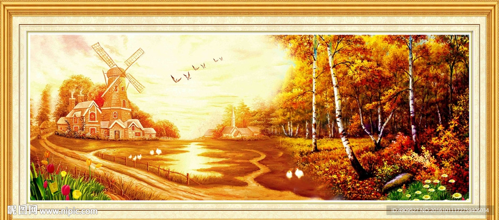 油画