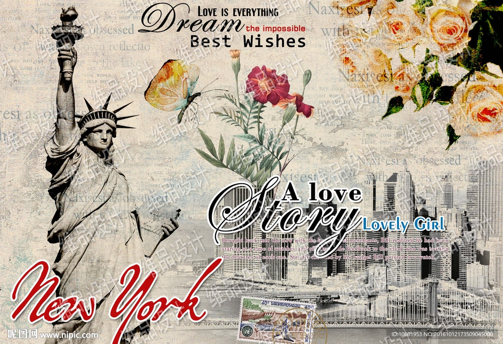 欧美风格装饰画