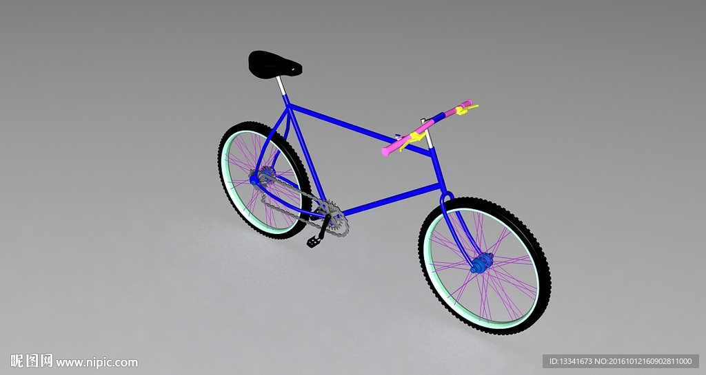 3D自行车模型