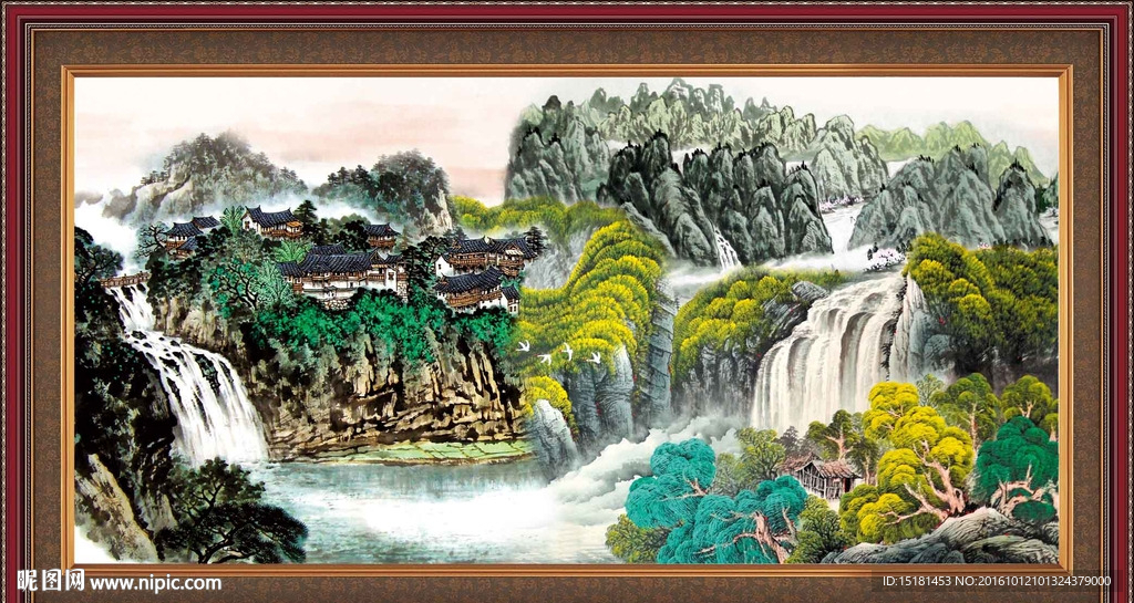 山水国画