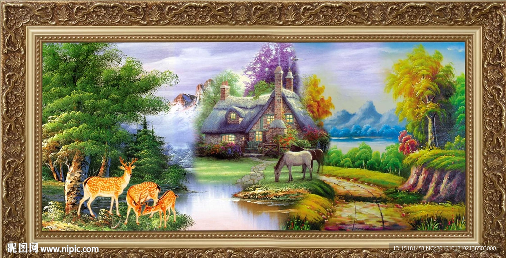 风景油画