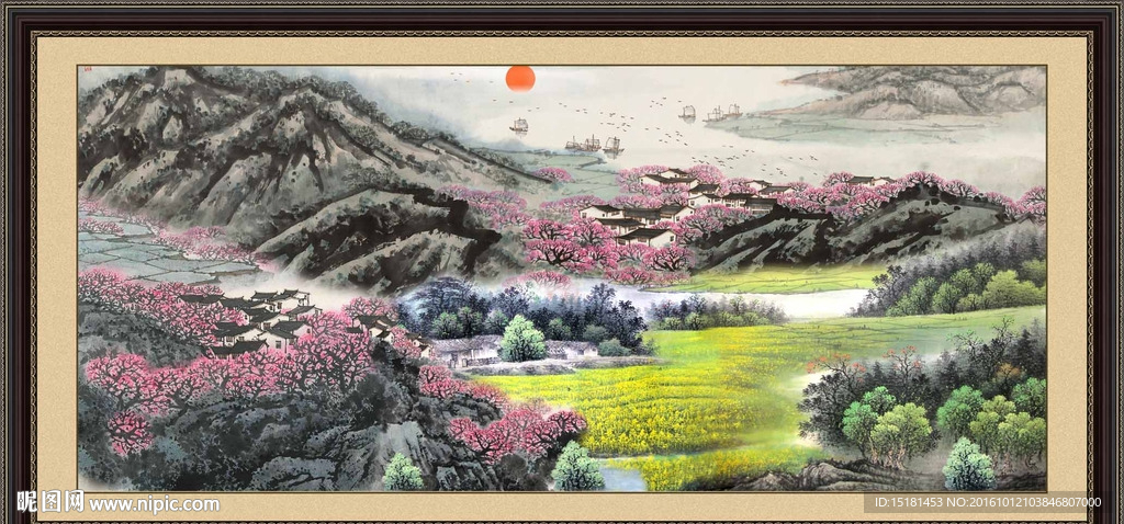 国画山水
