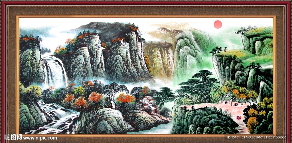 国画山水