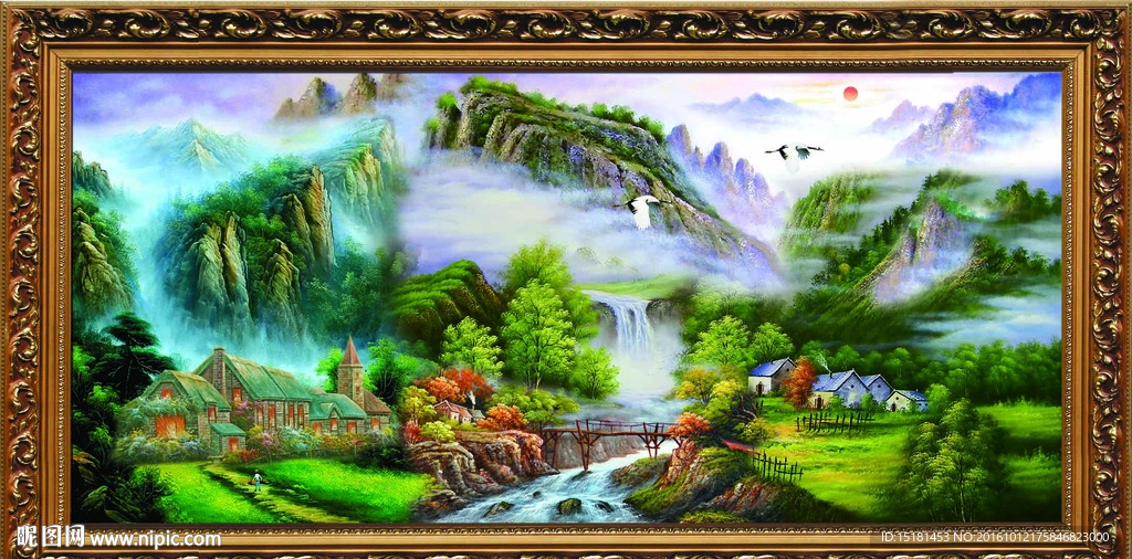 油画风景