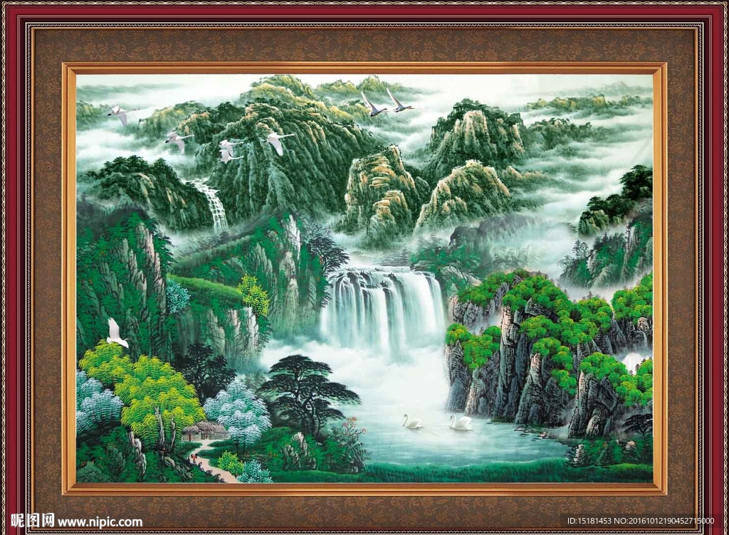 国画山水