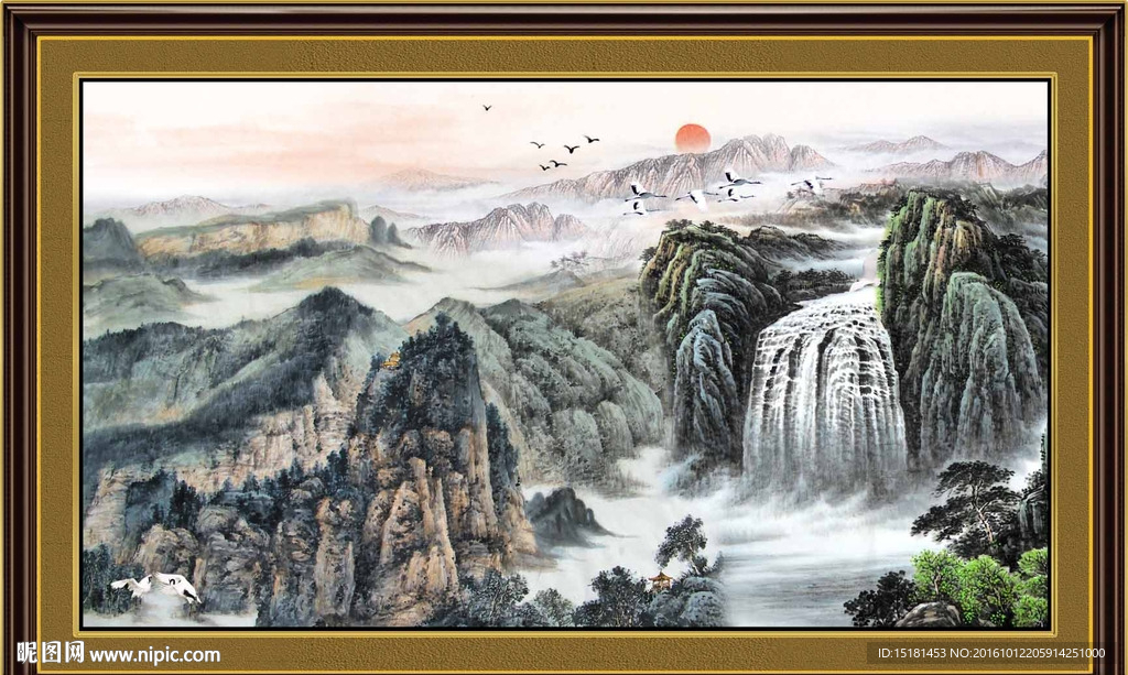 国画山水