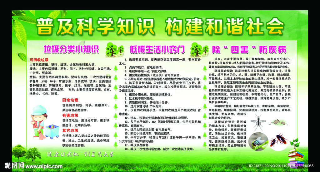 科普宣传栏
