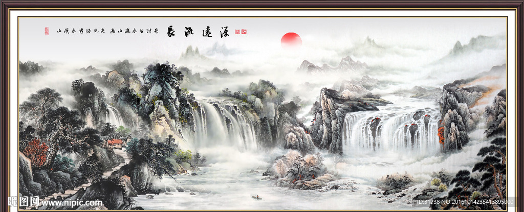 国画山水