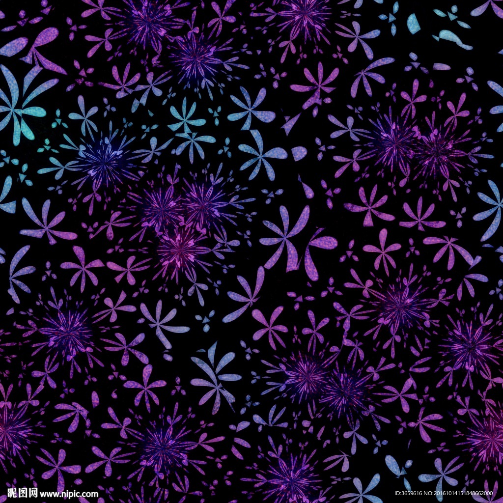 紫色抽象花纹