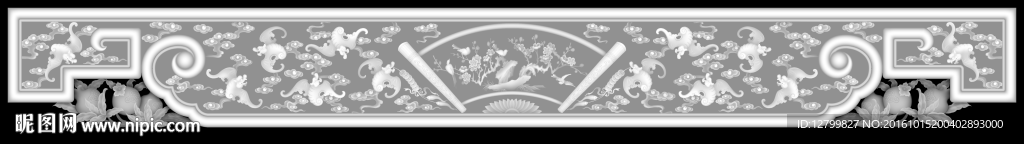 精品裙板灰度图