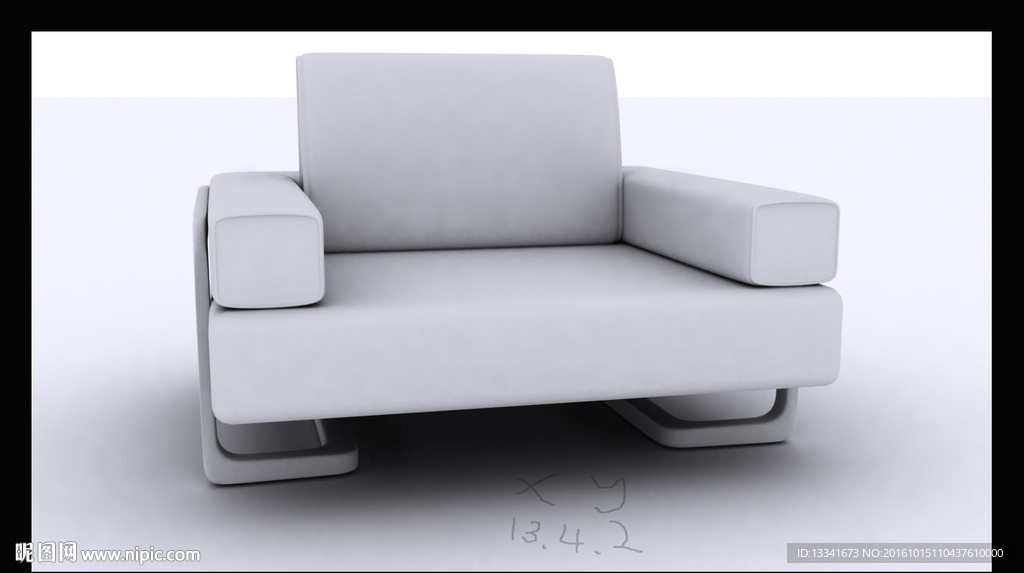 3D沙发模型