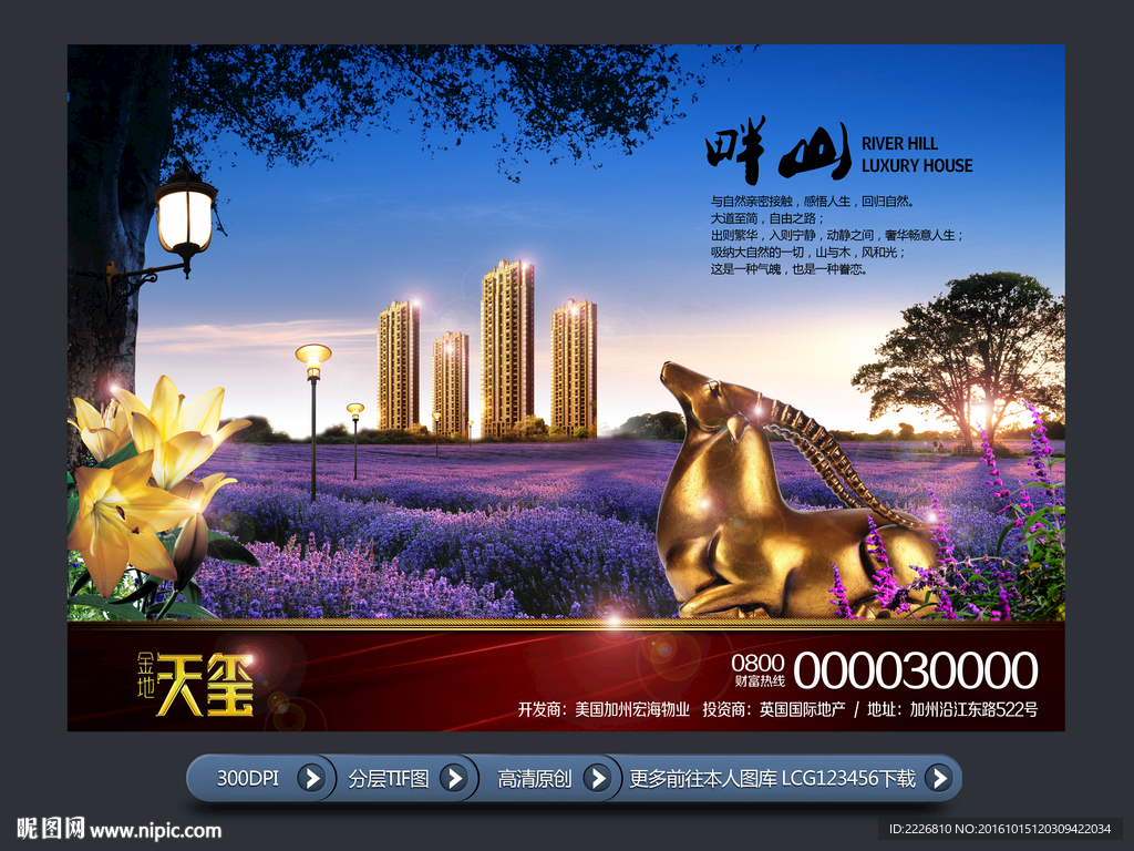 高端房地产广告
