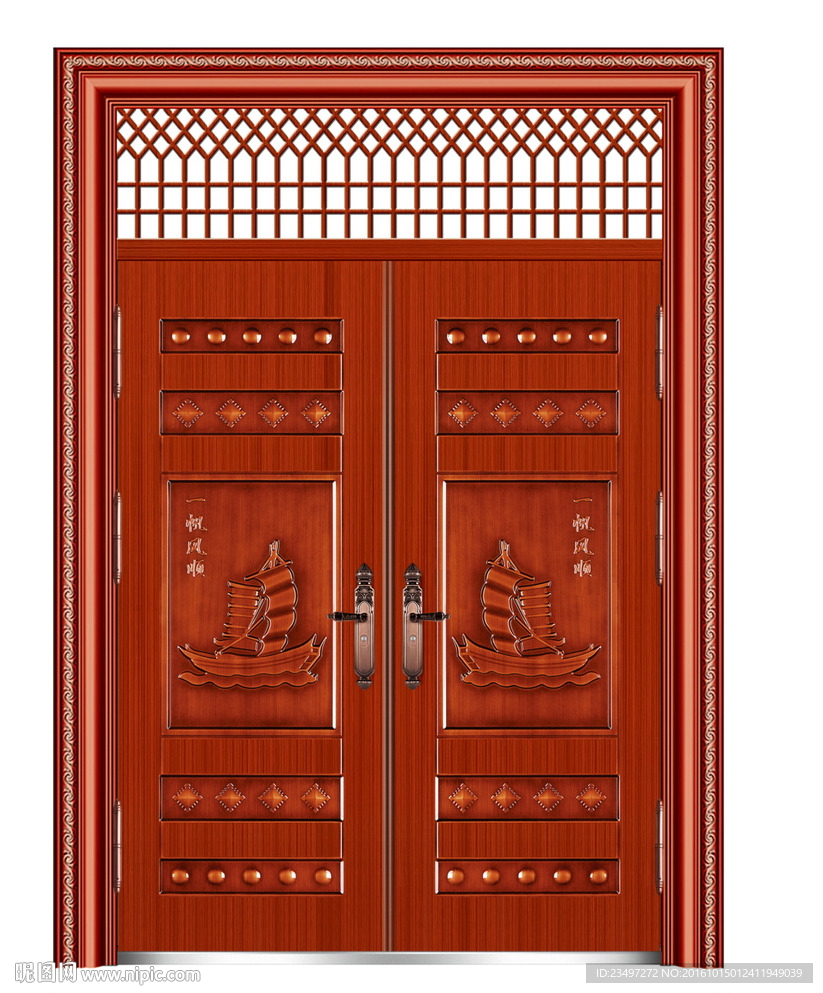 仿铜门