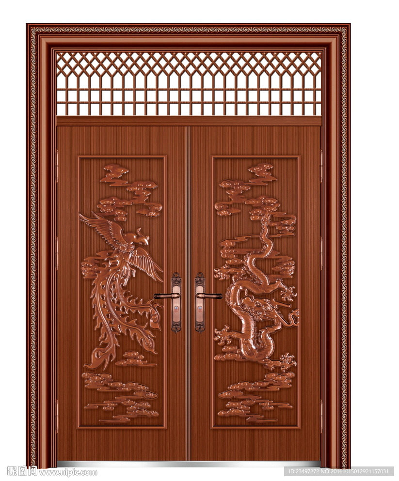 仿铜门