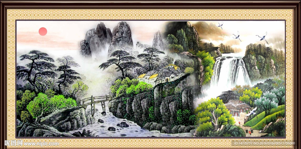 国画山水